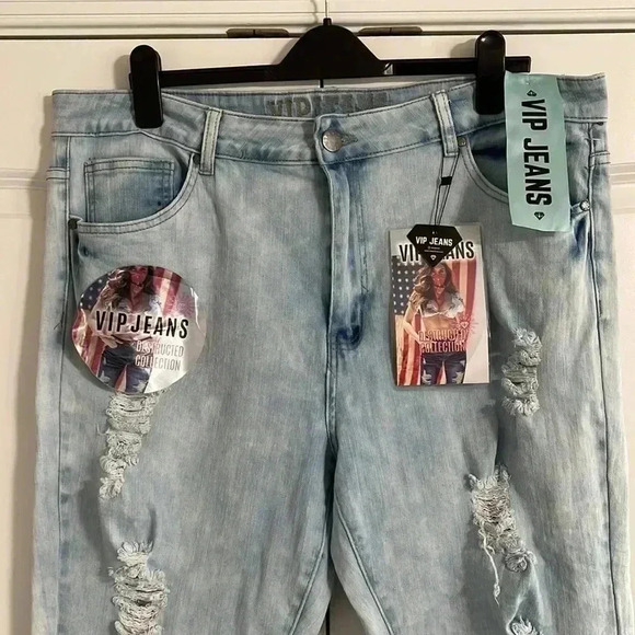 V.I.P Distressed Jeans​​ - Picture 2 of 14